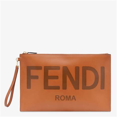 pouch bag fendi|Fendi flat pouch large.